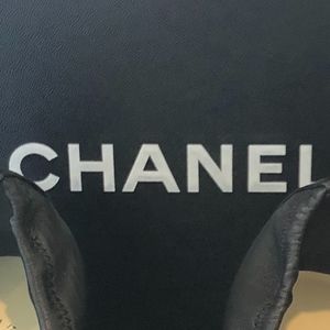 CHANEL Lambskin Elastic Patent Cap Toe Pumps